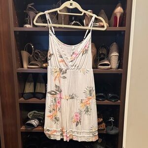 Z Supply Pink and White Floral Top